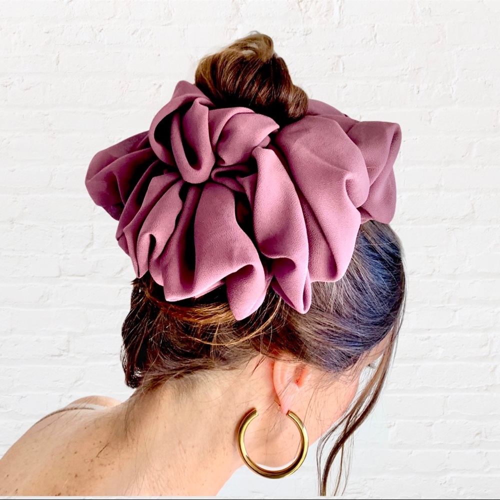 Joiia Jumbo Oversize XXL Scrunchies-Empress Purple